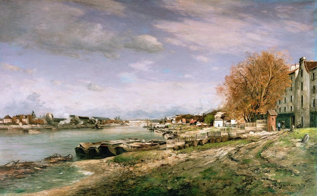La vecchia banchina a Bercy, Parigi, 1880